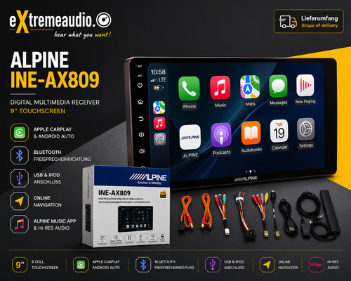 Alpine ine ax809 récepteur - alpine, ine-ax809